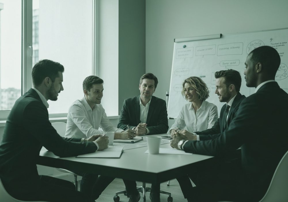 BusySeed marketing team in a strategy session