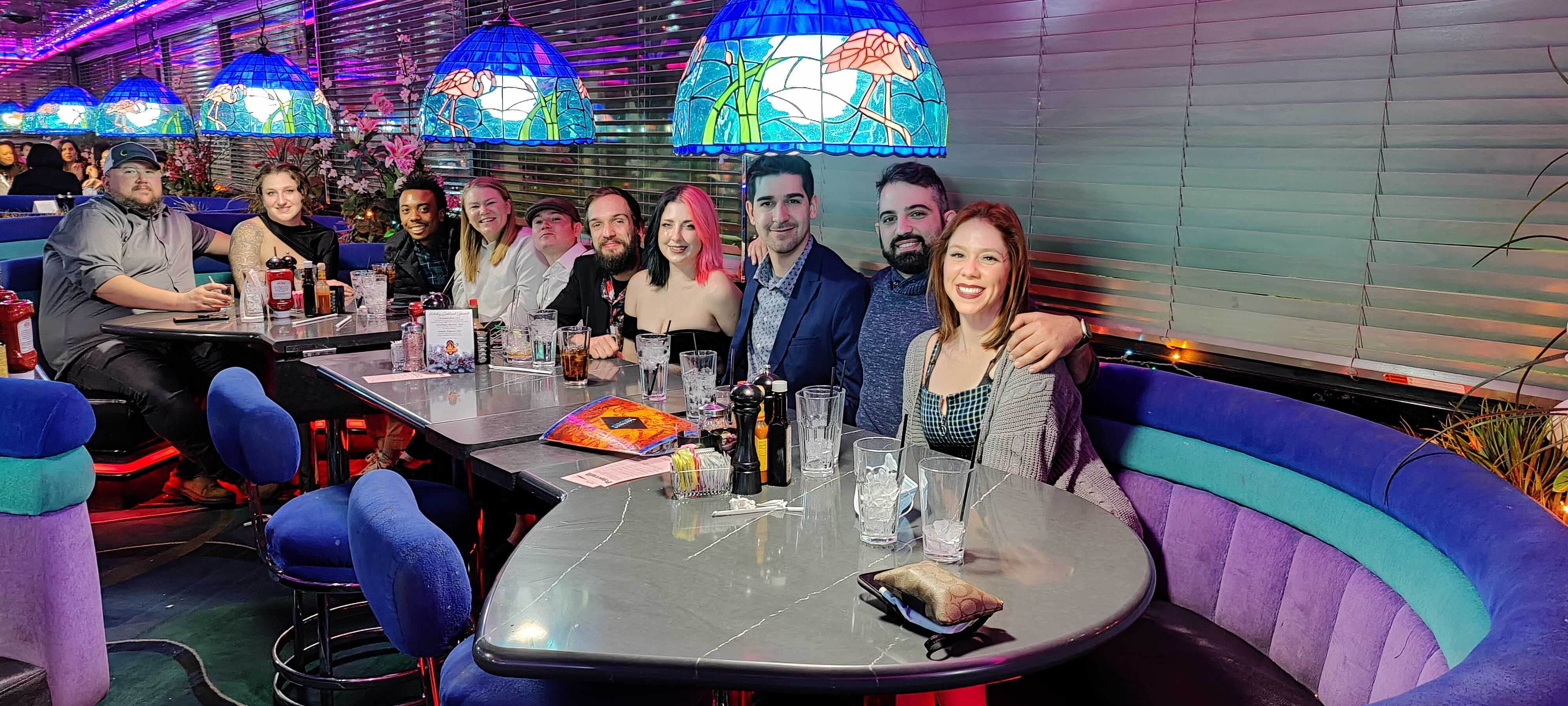 BusySeed team at the holiday party